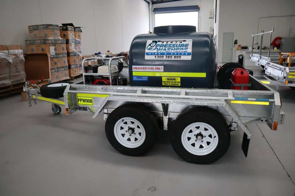 PPW3515PBTDBC-Petrol Cold Water 3500psi 15lpm Trailer Mounted BC