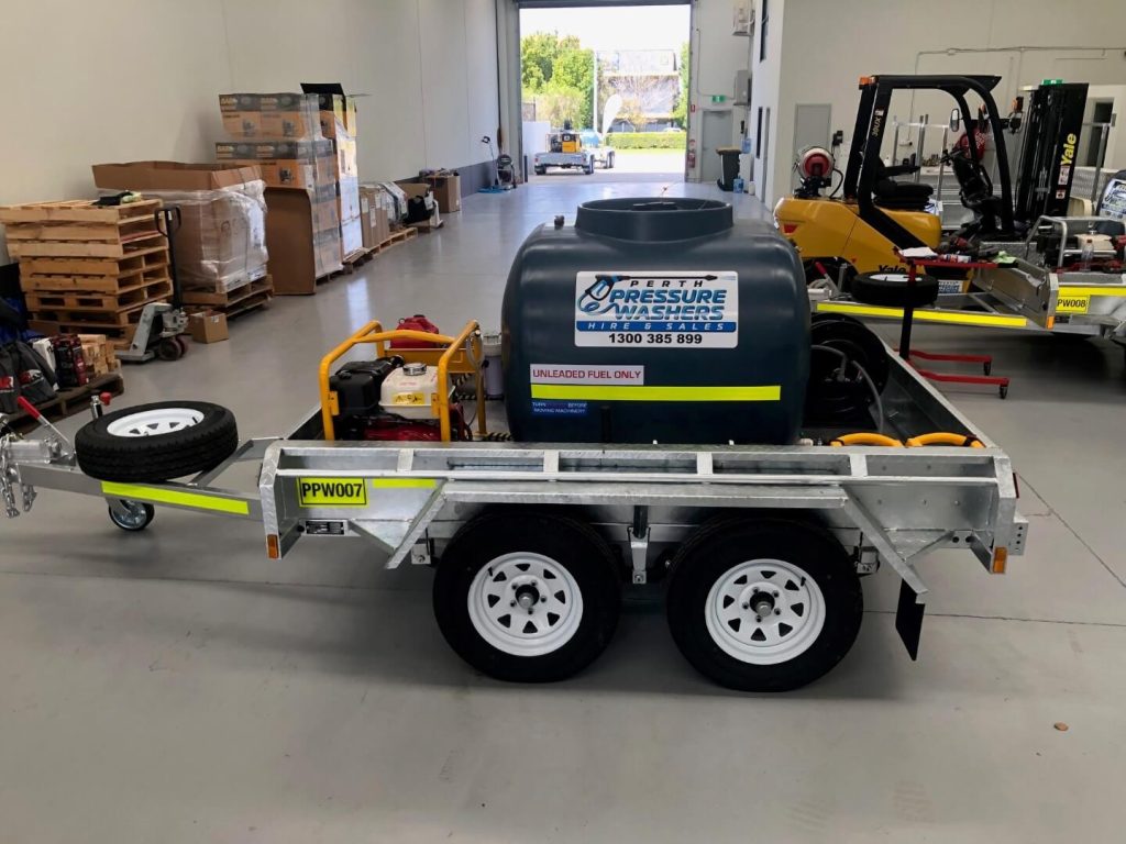 PPW3615PBTDSC Petrol Cold Water 3650psi 15lpm Trailer Mounted SC